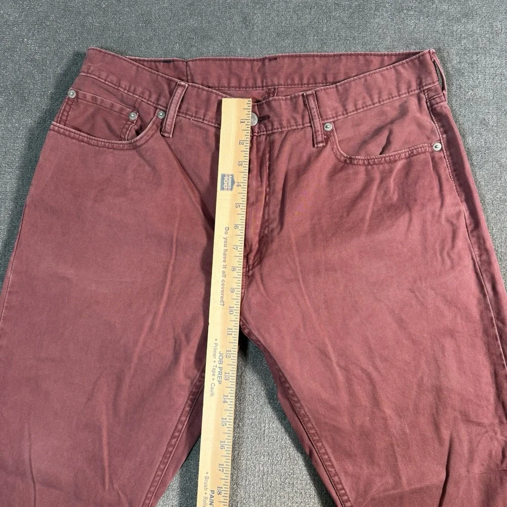 Levi's 541 Jeans Men's Size 36x30 Athletic Fit Medium Wash Red Denim